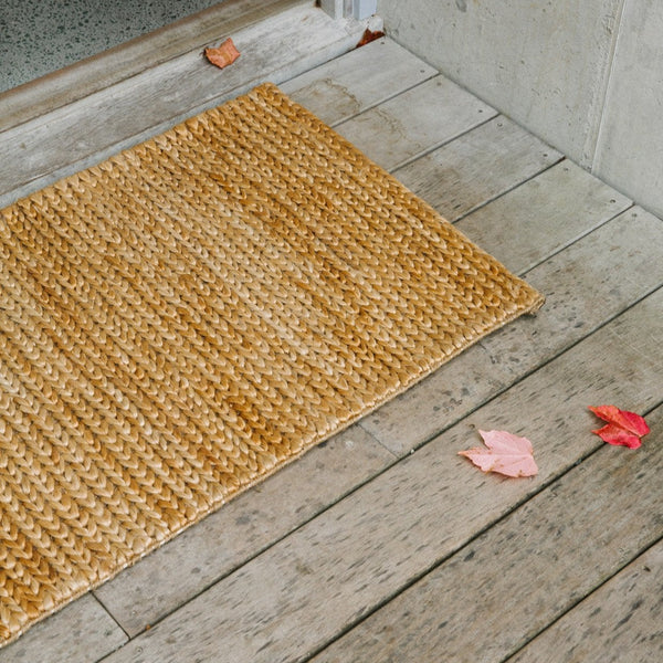 Pony Braid Entryway Rug Natural JAK W
