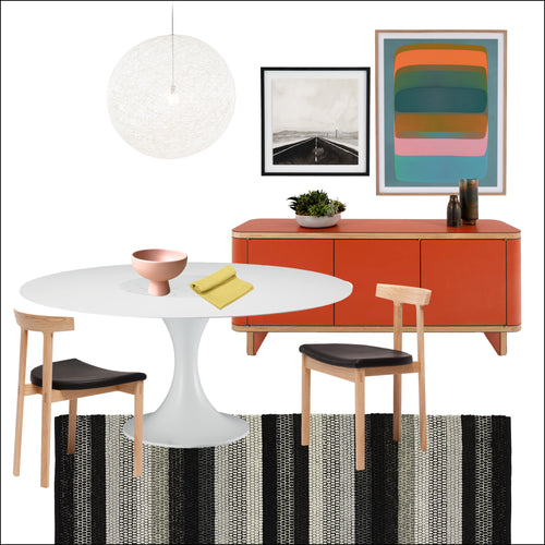Playful Breakfast Nook