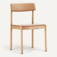 Timb Side Chair Chair Normann Copenhagen With Leather Camel