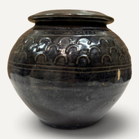 Vintage Clay Pot Decor Tine K Home Dark Brown