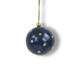 Capiz Round Ornament, Dots in Various Colors Seasonal & Holiday Decorations Kinta Anthracite Small
