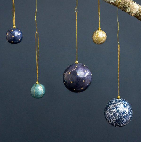 Capiz Round Ornament, Dots Seasonal & Holiday Decorations Kinta