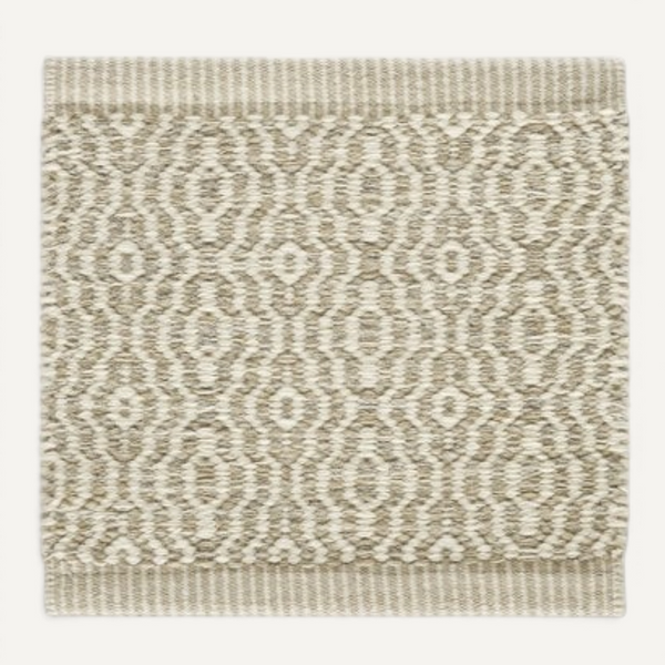 Bloom Runner Area Rug Kasthall 34"W x 85"L Amazing Grey/White