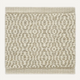 Bloom Runner Area Rug Kasthall 34"W x 85"L Amazing Grey/White
