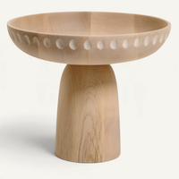 Nera Bowl, Large Dinnerware Zanat White Oiled Maple
