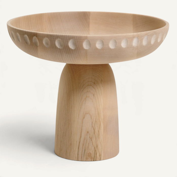 Nera Bowl, Large Dinnerware Zanat White Oiled Maple
