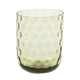 Bubble Glass, Short Dinnerware Kodanska Short Olive Green