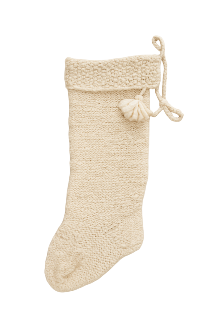 Hand Knit Stocking