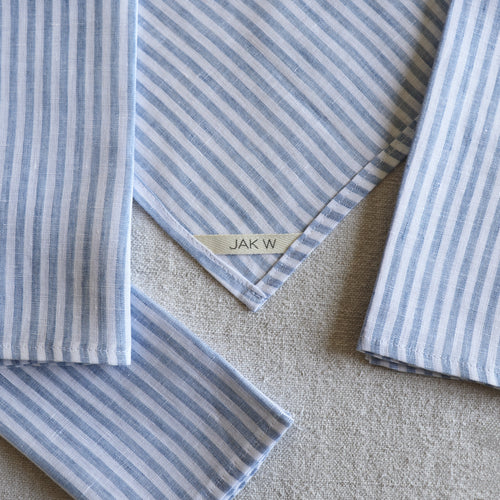 UpCycled Belgian Linen Napkin Dinnerware JAK W Set of 4