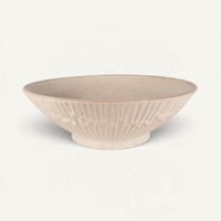 Wide Carved Bowl Dinnerware Richard Lau