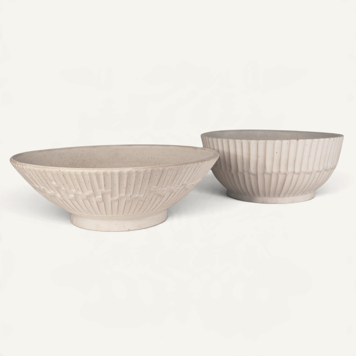 Large Carved Bowl Serving Richard Lau