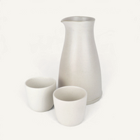 Wheel Thrown Pitcher Dinnerware Stone by Tone
