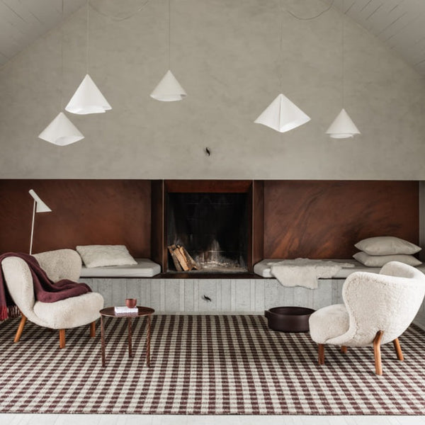 Vichy Rug Mango Peach Area Rug Kasthall