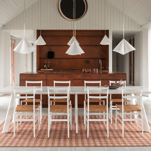 Vichy Rug Mango Peach Area Rug Kasthall