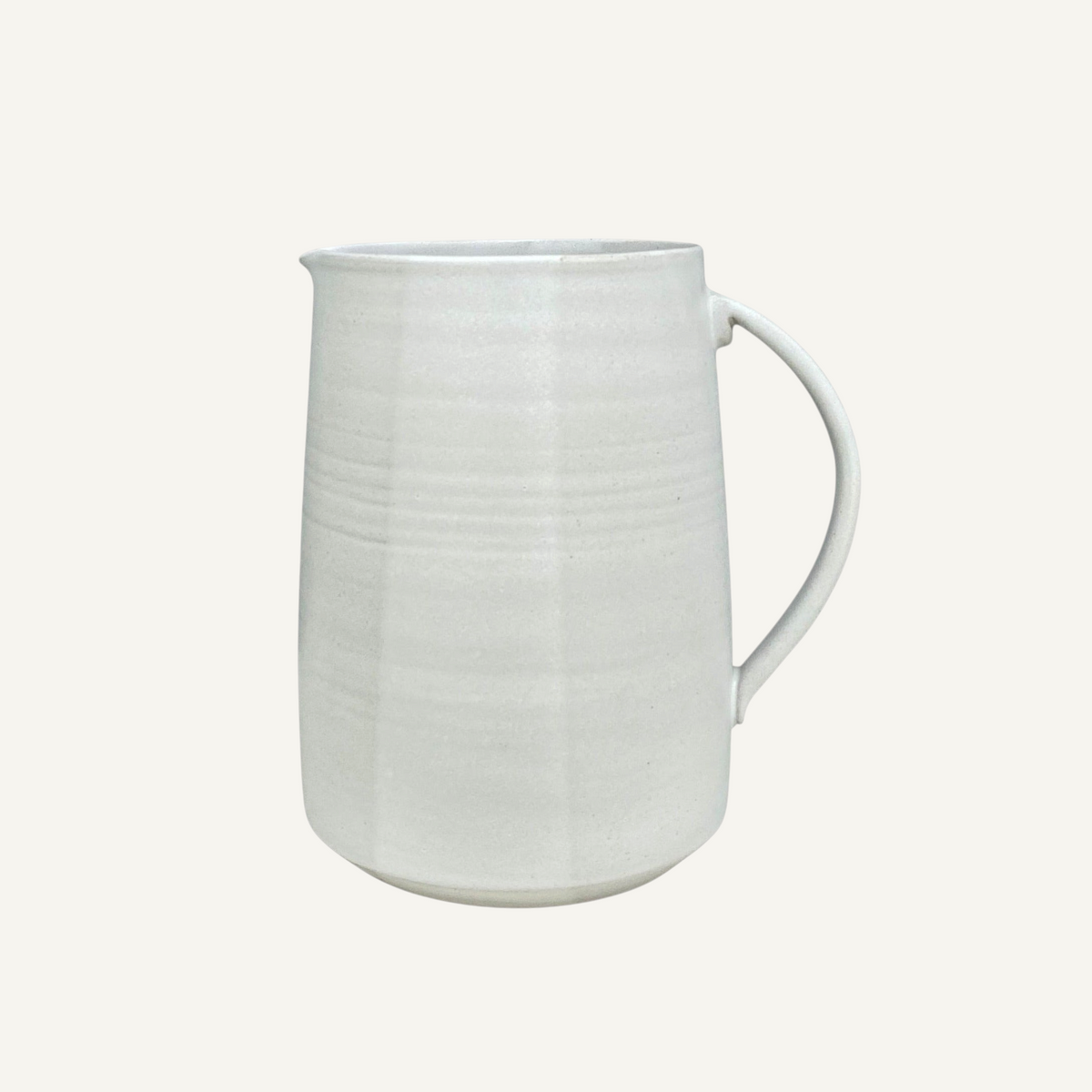Wheel Thrown Jug Dinnerware Stone by Tone