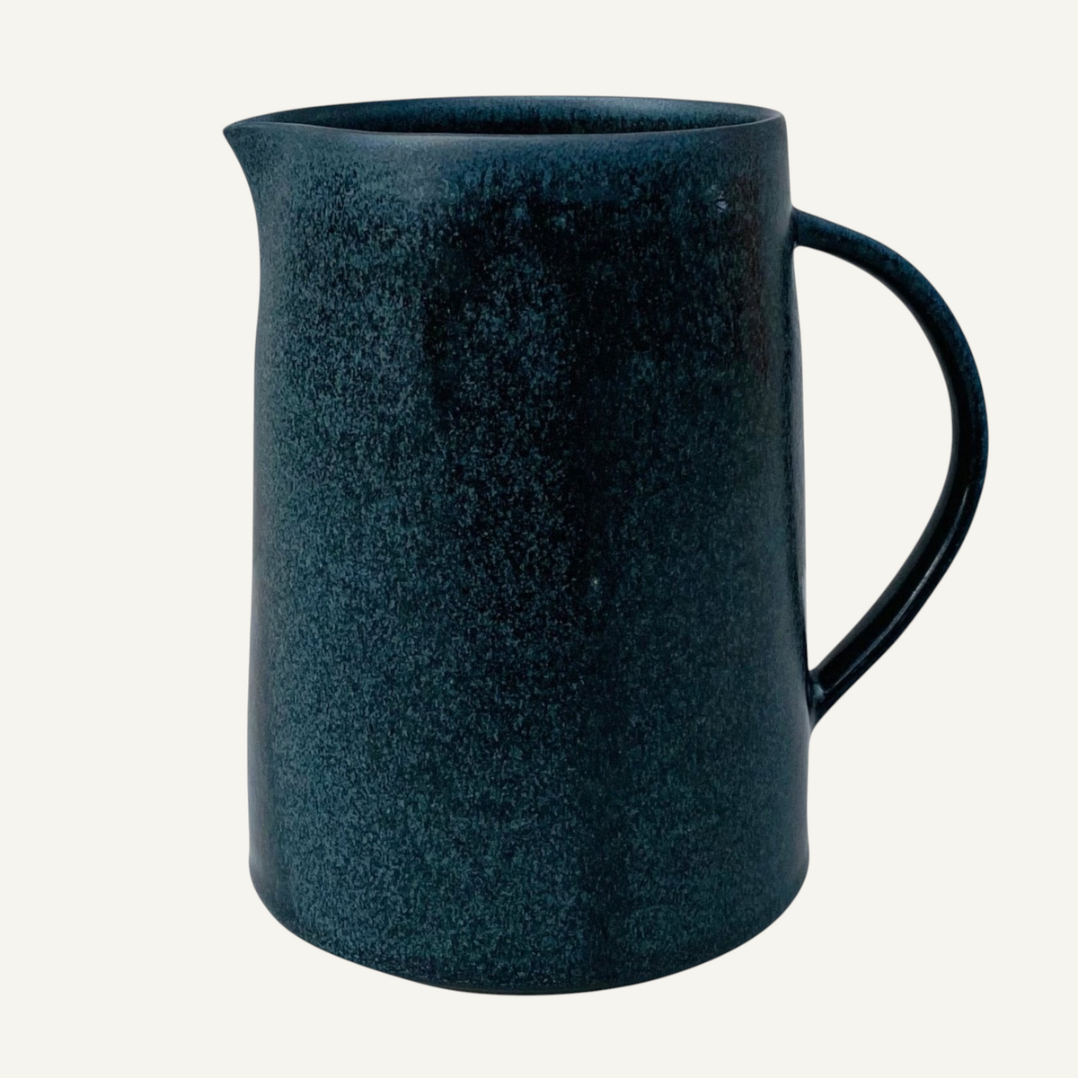 Wheel Thrown Jug Dinnerware Stone by Tone Midnight