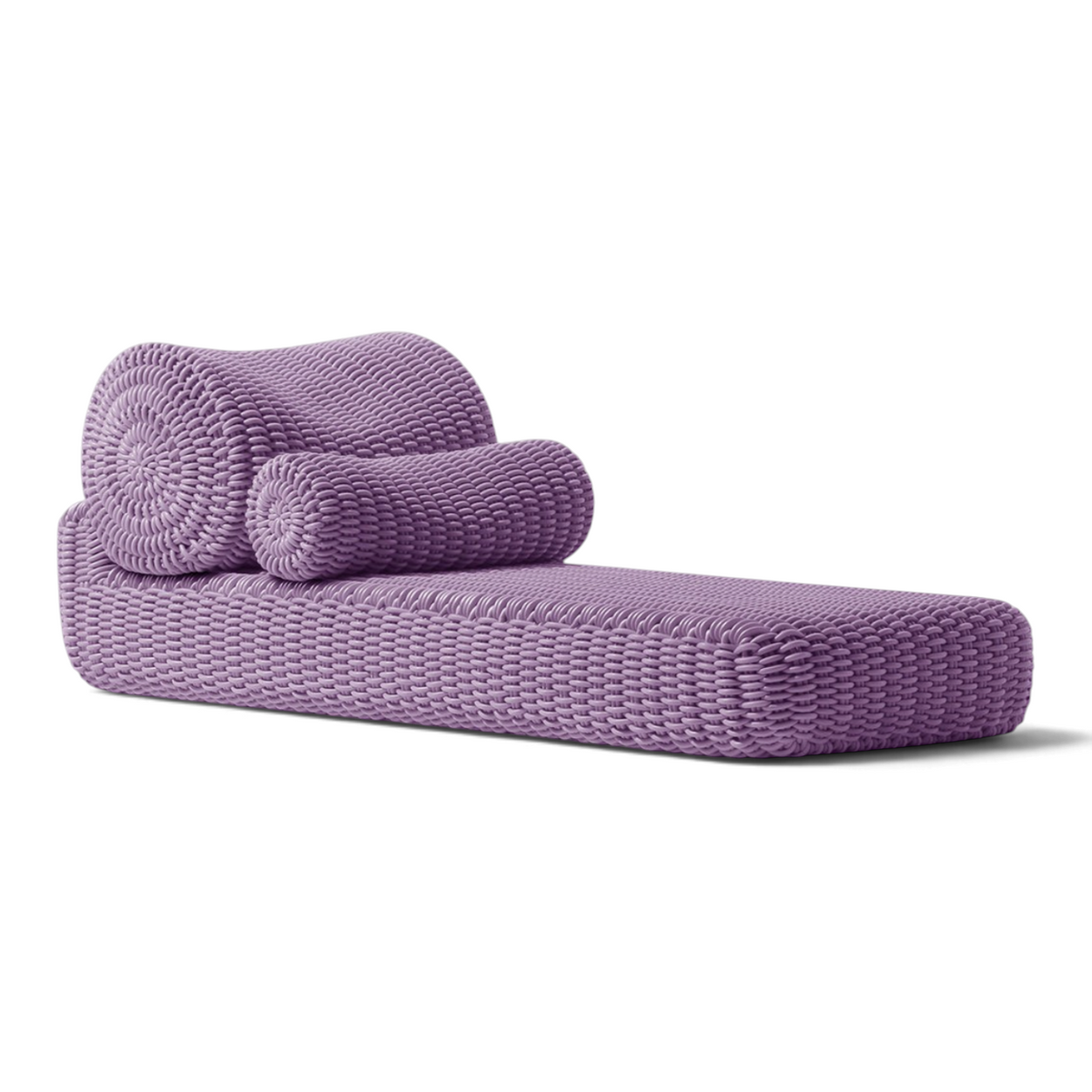 Bolster Lounge Sunlounger Shore Studios Monochrome Lavender