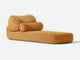 Bolster Lounge Sunlounger Shore Studios Monochrome Mango