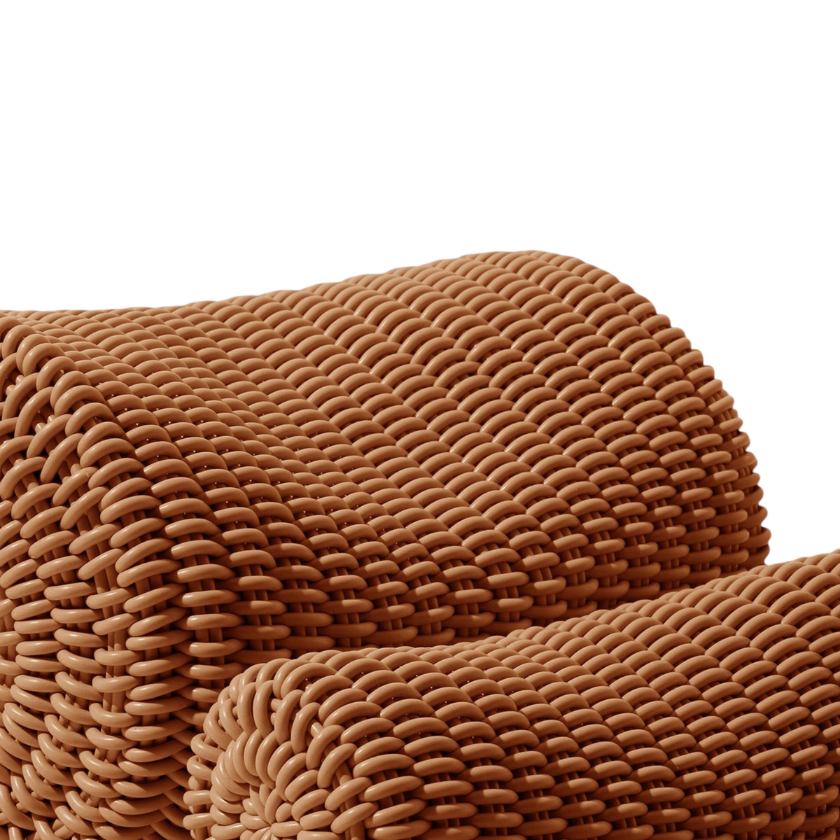 Bolster Lounge Sunlounger Shore Studios Monochrome Peach