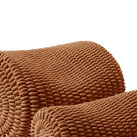 Bolster Lounge Sunlounger Shore Studios Monochrome Peach