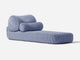 Bolster Lounge Sunlounger Shore Studios Monochrome River