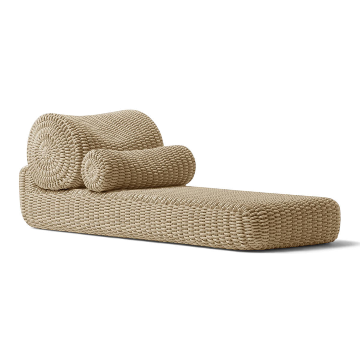 Bolster Lounge Sunlounger Shore Studios Monochrome Shell