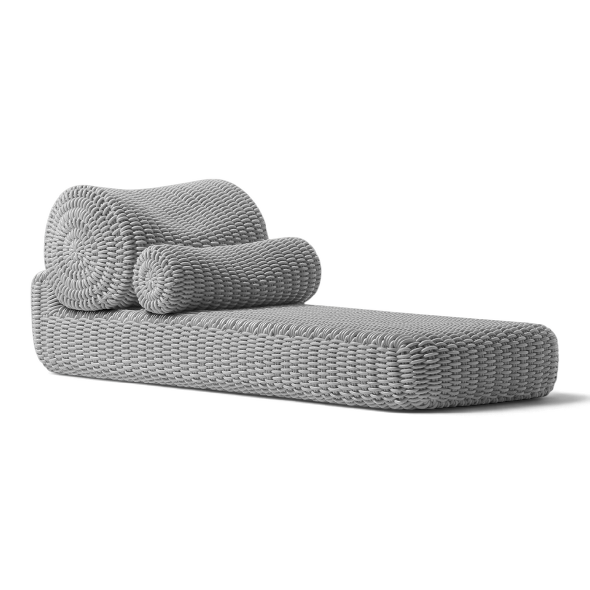Bolster Lounge Sunlounger Shore Studios Monochrome Smoke