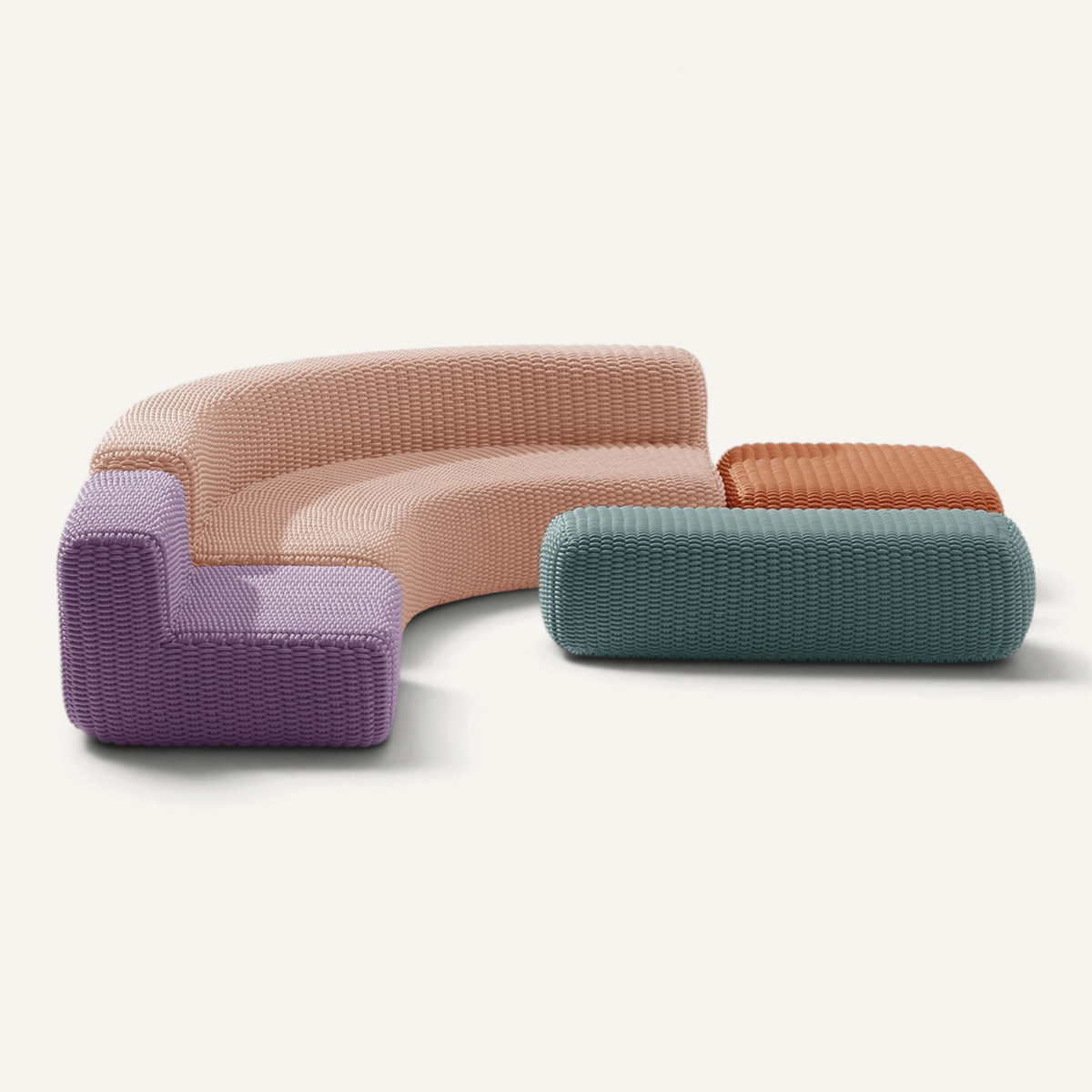 Curved Sofa Outdoor Sofa Shore Studios