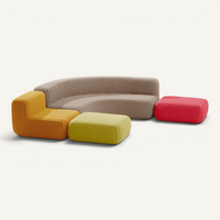 Curved Sofa Outdoor Sofa Shore Studios