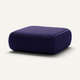 Square Ottoman Outdoor Pouf Shore Studios Monochrome Plum