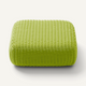 Square Ottoman Outdoor Pouf Shore Studios Monochrome Lime