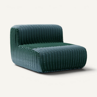 Lounge Chair Outdoor Lounge Shore Studios Gradient Deep Ocean