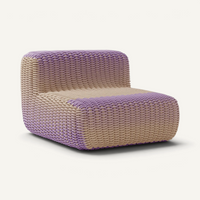 Lounge Chair Outdoor Lounge Shore Studios Gradient Lavendar Dunes