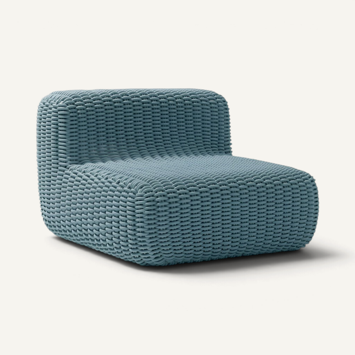 Lounge Chair Outdoor Lounge Shore Studios Monochrome Glacier