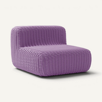 Lounge Chair Outdoor Lounge Shore Studios Monochrome Lavender