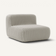 Lounge Chair Outdoor Lounge Shore Studios Monochrome Marshmallow