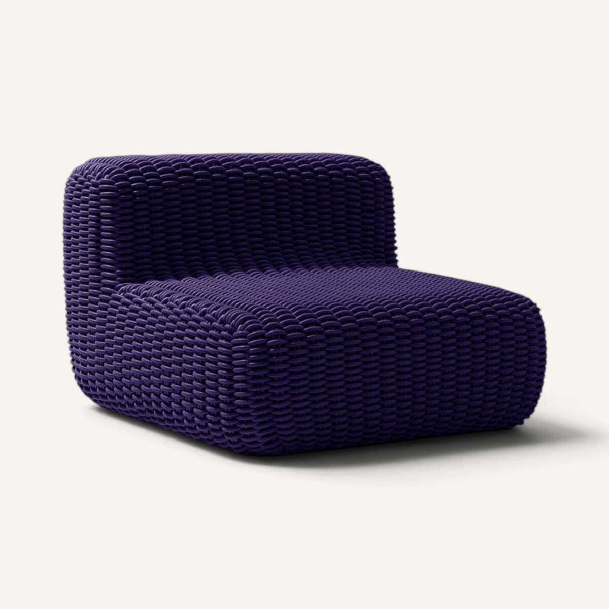 Lounge Chair Outdoor Lounge Shore Studios Monochrome Plum