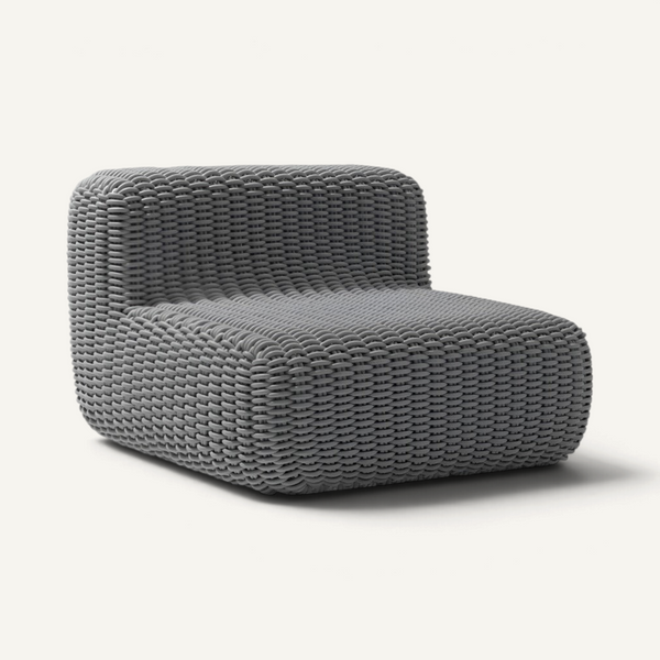Lounge Chair Outdoor Lounge Shore Studios Monochrome Slate