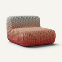 Lounge Chair Outdoor Lounge Shore Studios Gradient Cherry Blossom