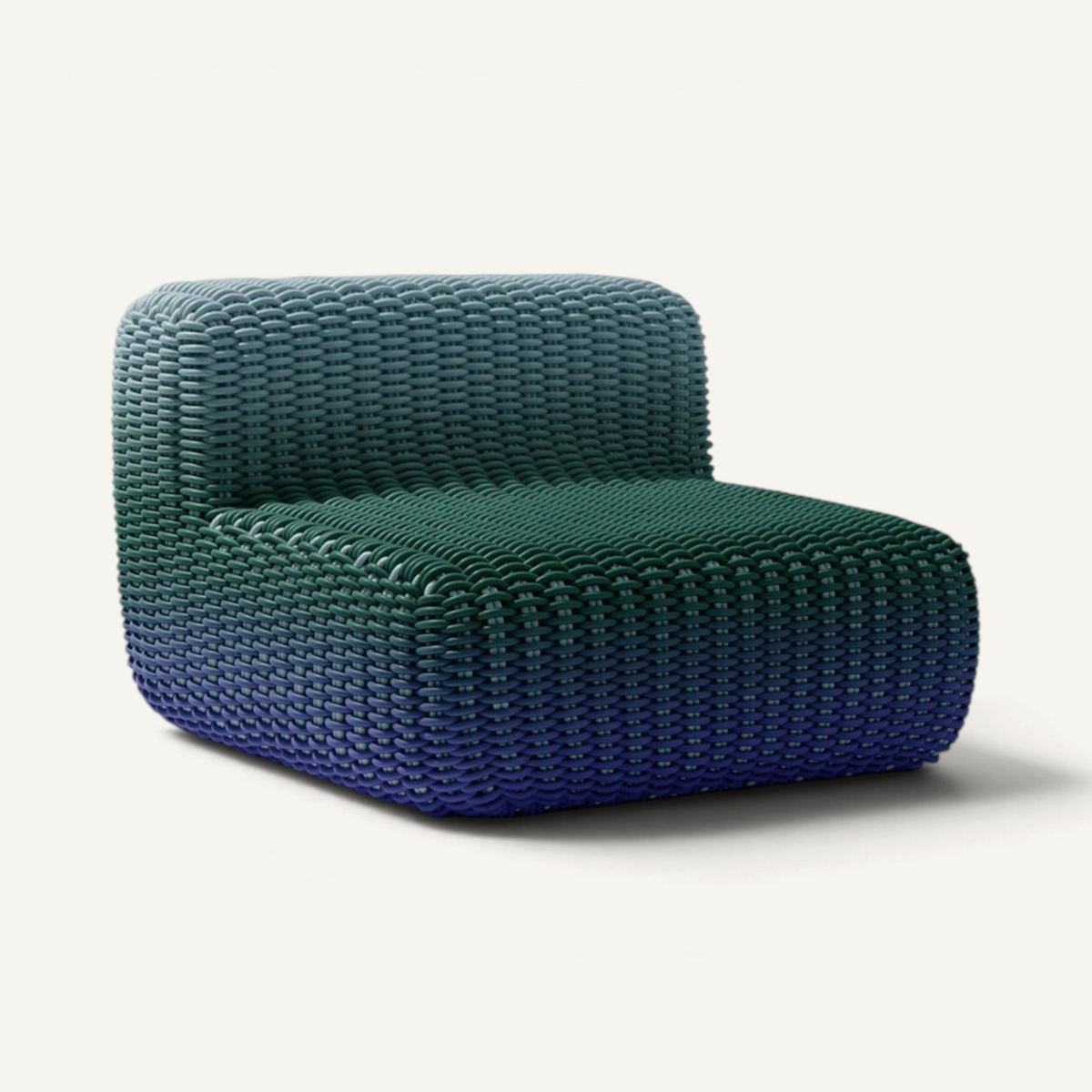 Lounge Chair Outdoor Lounge Shore Studios Gradient Emerald Bay