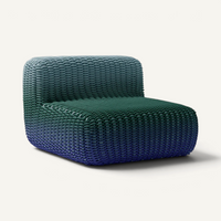 Lounge Chair Outdoor Lounge Shore Studios Gradient Emerald Bay