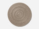 Monochrome Round Mat Outdoor Rug Shore Studios 30" D Clay 