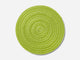 Monochrome Round Mat Outdoor Rug Shore Studios 30" D Lime 