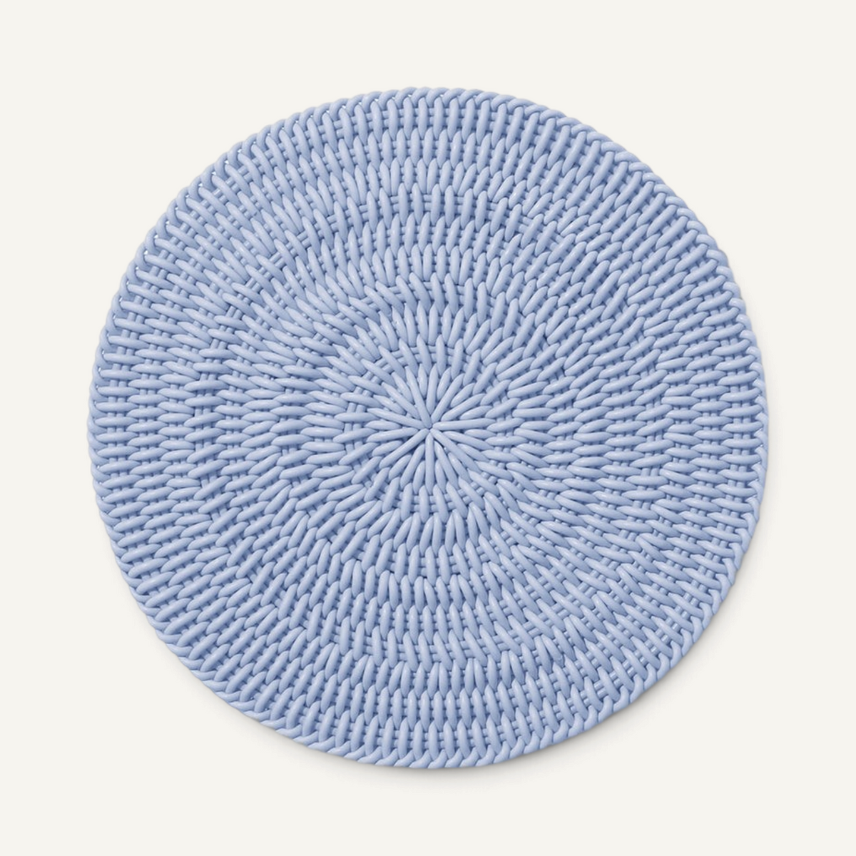 Monochrome Round Mat Outdoor Rug Shore Studios 30" D River