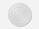 Monochrome Round Mat Outdoor Rug Shore Studios 30" D Marshmallow 