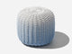 Round Stool, Gradient Outdoor Ottoman Shore Studios Short Gradient Blue Sky 