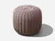 Round Stool, Gradient Outdoor Ottoman Shore Studios Short Gradient Sand Dune 