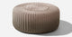 Round Ottoman, Gradient Outdoor Ottoman Shore Studios Gradient Sand Dune Small 