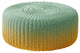 Round Ottoman, Gradient Outdoor Ottoman Shore Studios Gradient Tropic Sunset Small 