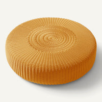Round Ottoman, Monochrome Outdoor Ottoman Shore Studios Small Mango